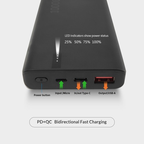 MCK-NP1F 10,000mAh portable power bank